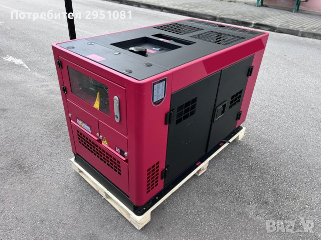 Дизел генератор 10kW, 220V, водно охлаждане, електрически старт, снимка 2 - Други машини и части - 40423048