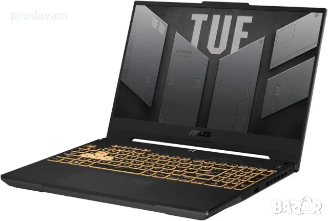 ЧИСТО НОВ ASUS TUF Gaming i5-12500H, 17.3'', 16GB RAM, 512GB F-SSD - БАРТЕР, снимка 6 - Лаптопи за игри - 48728603