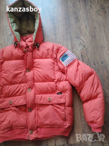 Polo Ralph Lauren Jacket Puffer USA Flag Down Expedition - ДЕБЕЛО пухено яке М, снимка 10 - Якета - 52433002