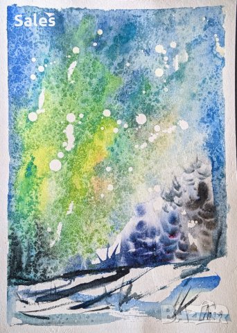 Нови картини акварели , снимка 2 - Декорация за дома - 42077405