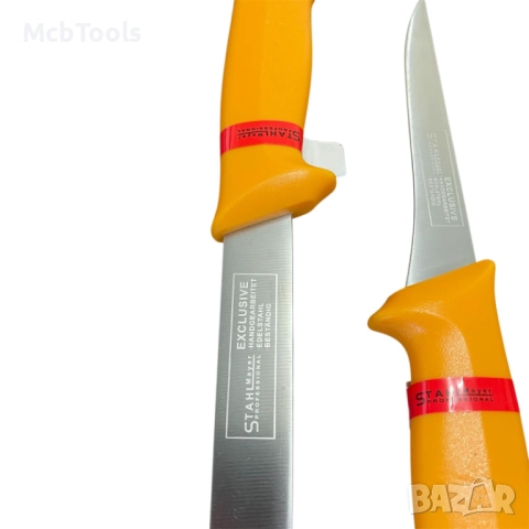 Комплект професионални месарски ножове, 5 броя STAHLMAYER Exclusive, снимка 7 - Други - 51437748