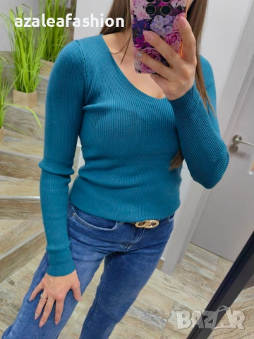 Дамски пуловер, снимка 3 - Блузи с дълъг ръкав и пуловери - 53082624