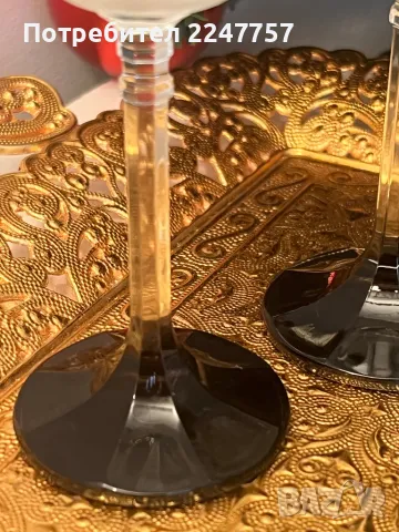 Винтидж чаши със златен кант, снимка 5 - Чаши - 48610301