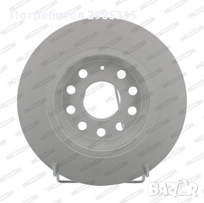 ДИСК СПИРАЧЕН ЗАДЕН,FERODO,DDF1306C. AUDI A3, Q3; SEAT ALHAMBRA, ALTEA, ALTEA XL, LEON, 