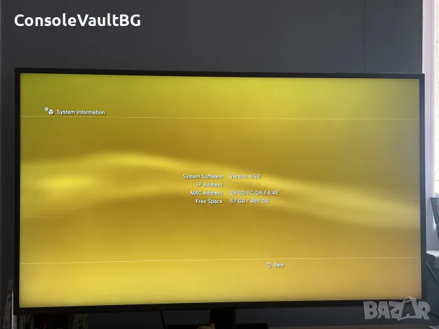 Хакнат PS3 Slim 500GB + 43 игри , снимка 4 - PlayStation конзоли - 56245366