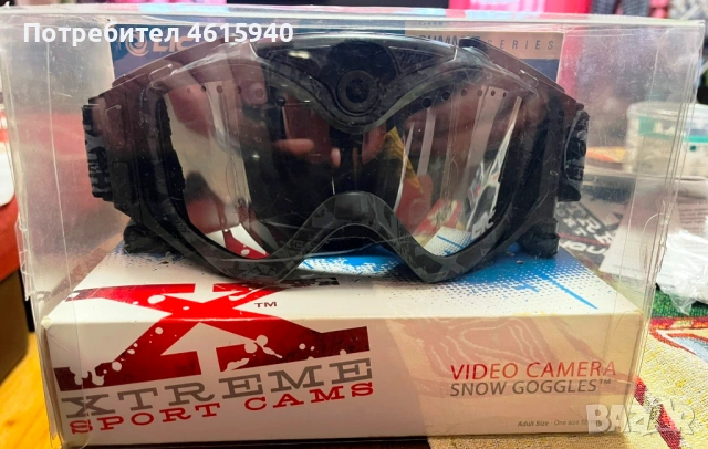 Очила / маска с 12МР вградена екшън камера + 2 нови батерии х1000мА, снимка 2 - Други спортове - 53518741