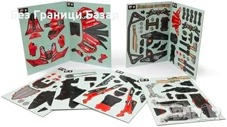 Нов Официален Ducati моторен пъзел 3D – лесен монтаж, без инструменти, снимка 4 - Игри и пъзели - 49647106