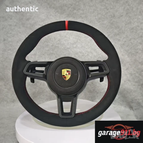 Алкантара Волан Порше Porsche GT3 911 Cayenne Cayman Panamera Carrera Boxter 991 997, снимка 4 - Аксесоари и консумативи - 49215506