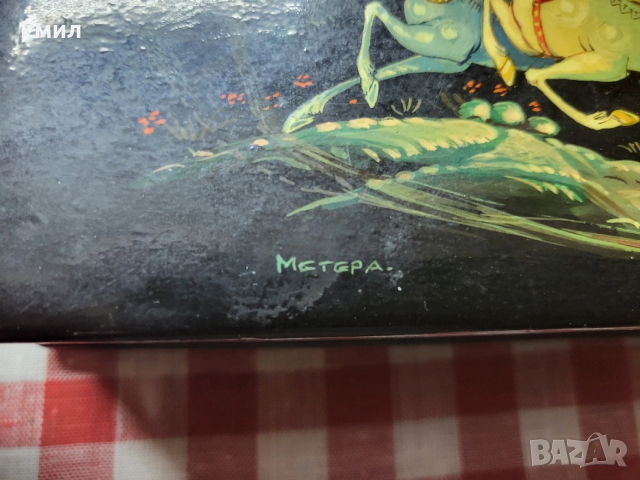 Колекционерска лакова кутия МСТЕРА СССР , снимка 3 - Колекции - 53668146