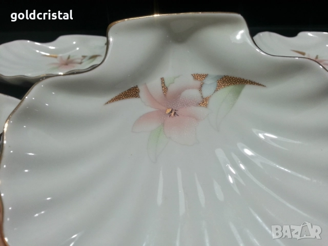 Стар български порцелан Изида чинии , снимка 5 - Антикварни и старинни предмети - 51636168