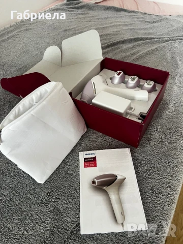 Фотоепилатор Philips Lumea Prestige – пълен комплект с 3 приставки, снимка 1