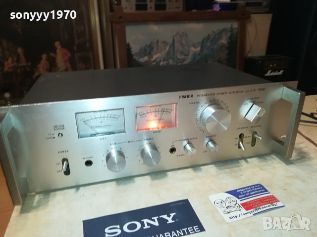 FISHER STEREO AMPLIFIER-MADE IN JAPAN 2306230708LDOORS, снимка 7 - Ресийвъри, усилватели, смесителни пултове - 41326558