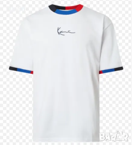 Оригинална мъжка фланелка Karl Kani Rap Stripe Tee