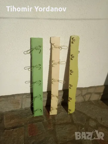 Дървени закачалки.-3 броя., снимка 6 - Антикварни и старинни предмети - 47881749