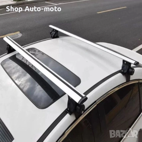 Напречни греди за автомобилен багажник Automat 130см – алуминий, универсални, снимка 2 - Аксесоари и консумативи - 53102010