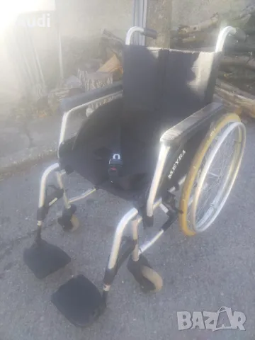 Сгъваема инвалидна рингова количка MEYRA  Ширина на седалката 50см, снимка 9 - Инвалидни колички - 45270477