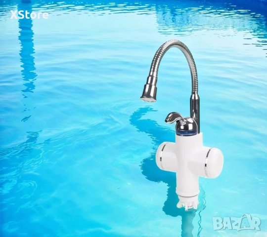 Смесител с проточен бойлер 3200W. 3а плот + Гъвкав чучур, снимка 2 - Смесители - 52588544