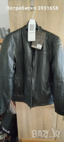 !!!ЧИСТО НОВО!!!Мъжко кожено яке!, снимка 7 - Якета - 53800590