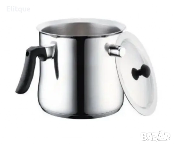 Млековарка 2.5/3L от неръждаема стомана, снимка 3 - Съдове за готвене - 52753609
