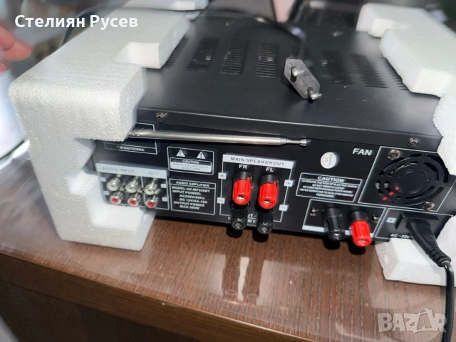 НОВ 1502  Усилвател AV-MP326BT 2x60W с блутут цена 50 евро или 97.79лева смр - 220 волта , електриче, снимка 6 - Ресийвъри, усилватели, смесителни пултове - 53491811