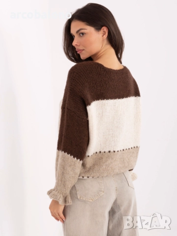 Дамски овърсайз пуловер/жилетка с копчета, 4цвята , снимка 11 - Блузи с дълъг ръкав и пуловери - 51938530