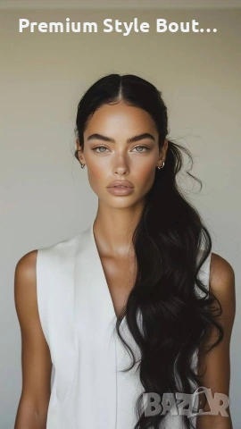 ЕКСТЕНШЪН ОПАШКА ЧЕРЕН , снимка 2 - Аксесоари за коса - 53709148