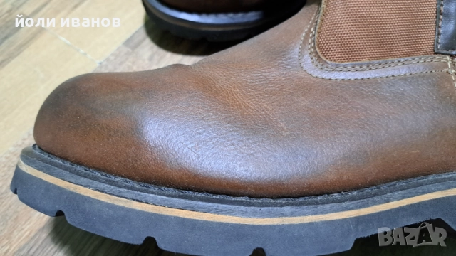 Ботуши кожени работни с бомбе 45 номер, снимка 4 - Маратонки - 52135179