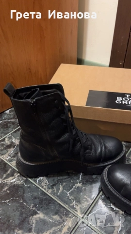 Боти от естествена кожа Bianki, снимка 2 - Дамски боти - 52719605