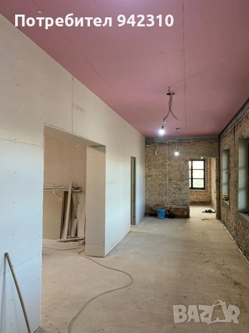 Сухо строителство,монтаж на гипсокартон,шпакловка и машинно боядисване, снимка 16 - Монтажи - 53270084