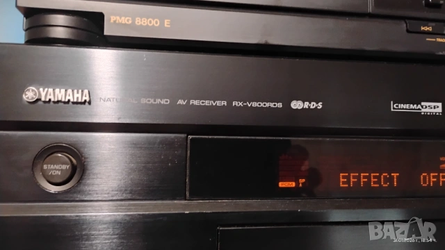 Yamaha rx-v800rds - мощен 6.1 канален ресийвър с phono вход + дистанционно Yamaha., снимка 2 - Ресийвъри, усилватели, смесителни пултове - 53584670