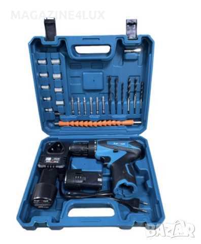 🔧⚡ Акумулаторен винтоверт Kraft World – мощност и прецизност в твоя ръка, снимка 4 - Винтоверти - 51485160