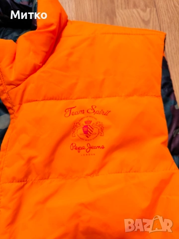 Нов мъжки двулицев елек Пепе джинс, снимка 6 - Якета - 53799172