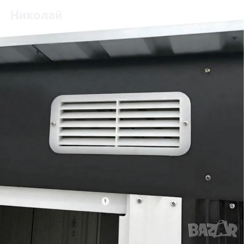 Метална градинска къща за инструменти с вентилация и заключване - малка, снимка 6 - Други инструменти - 53115501