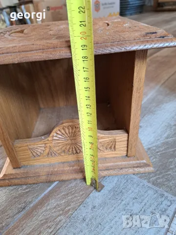 Стара холандска резбована мебел, отоплител за крака , снимка 8 - Антикварни и старинни предмети - 47701433