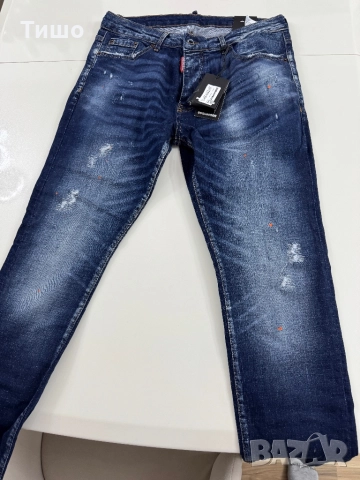 Dsquared2-Оригинални чисто нови мъжки дълги дънки Л размер, снимка 1