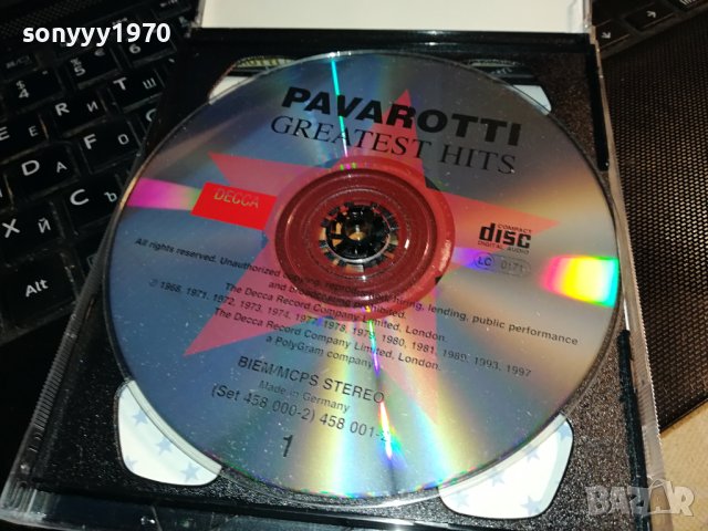 PAVAROTTI X2 CD MADE IN GERMANY 1802240803, снимка 2 - CD дискове - 44348246