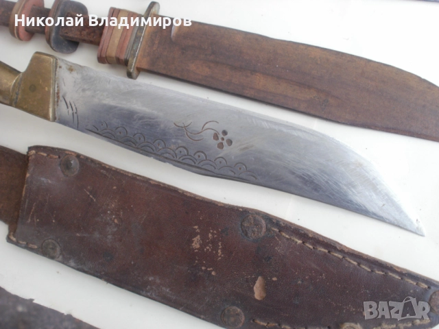 Стари Костенец ловен, Габровски ножове нож български и немски Solingen , снимка 5 - Ножове - 52902349