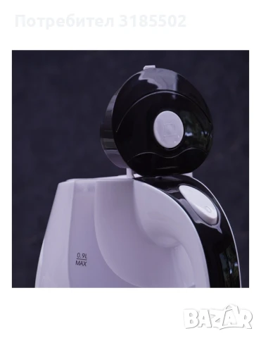 Електрическа кана Voltz Premium, 1300W,  0.9л., бяло/черно, бяло/червено, 2 ГОДИНИ ГАРАНЦИЯ, снимка 10 - Кани - 51219506