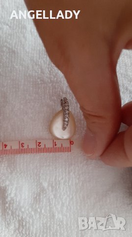  Сребърен комплект със седеф и циркони ., снимка 14 - Бижутерийни комплекти - 41979220