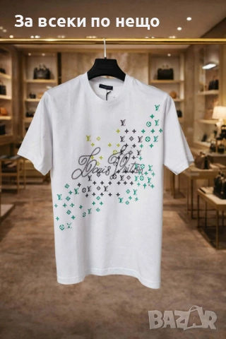 Louis Vuitton Мъжка Тениска👕Мъжка Блуза С Къс Ръкав - Различни Цветове Код Urban29, снимка 3 - Тениски - 53667517