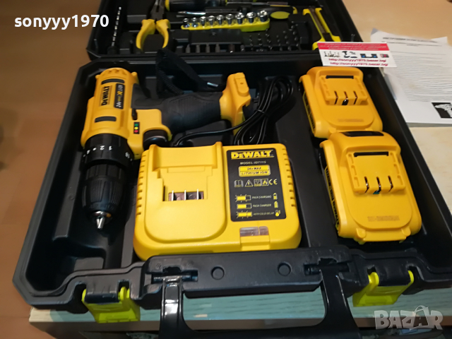 DEWALT LI-ION 24V+CHARGER+BATTERY PACK X2 3103222017, снимка 6 - Куфари с инструменти - 36300039