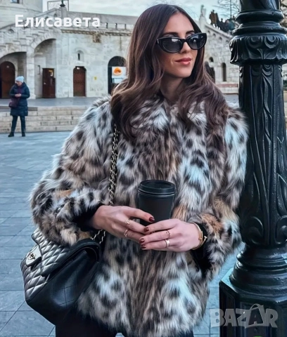 Дамско модерно зимно палто 