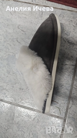 Оригинални пухкави зимни пантофи , снимка 4 - Мъжки сандали - 51640352