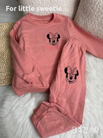 Памучен сет с принт на гърба 🎀