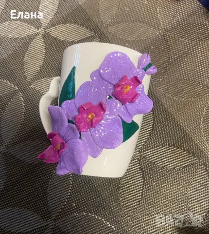 Чаши с полимерна глина, снимка 14 - Ръчно изработени сувенири - 38459326