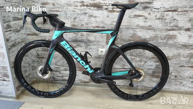 Карбонов шосеен велосипед Bianchi Oltre Pro Ultegra Di2 Reparto Corse 50R | 57, снимка 16 - Велосипеди - 56074360