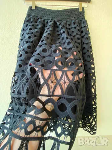 Дантелена пола - С/М, снимка 6 - Поли - 49427689