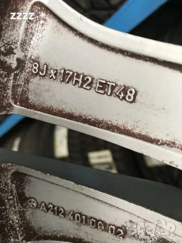 4бр.Оригинални джанти за Мерцедес 17”, снимка 4 - Гуми и джанти - 53733913