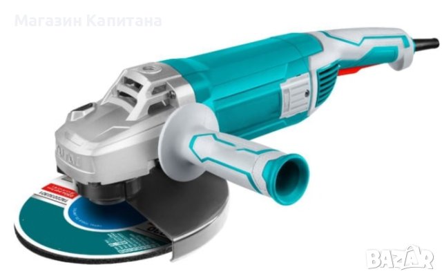 Ъглошлайф TOTAL Industrial, 2400 W, Ф 230 мм