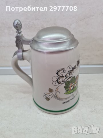 Халба за бира от пивоварната Schäff в Тройхтлинген, снимка 1